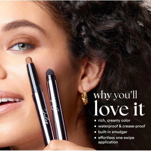 Eyeshadow 101 Waterproof Stick Evergreen Shimmer Long-Lasting Deep Green - Picture 3 of 5